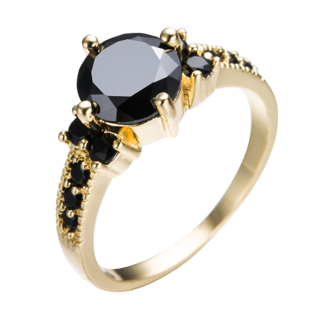 Damen Ring mit extravaganten Zirkonia-Einsätzen und funkelndem Rosenquarz Shop Nory