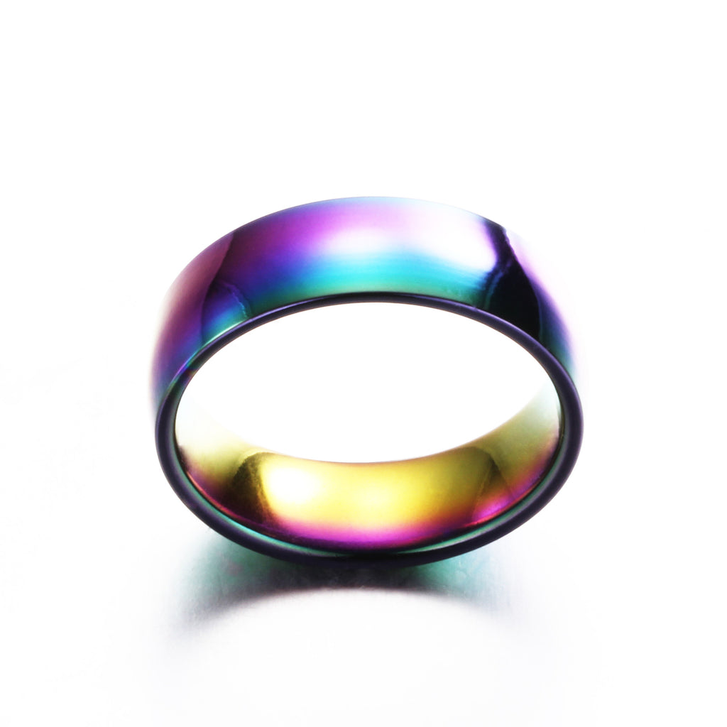 Damen Ring mit elegantem, mehrfarbigem Farbverlauf Shop Nory