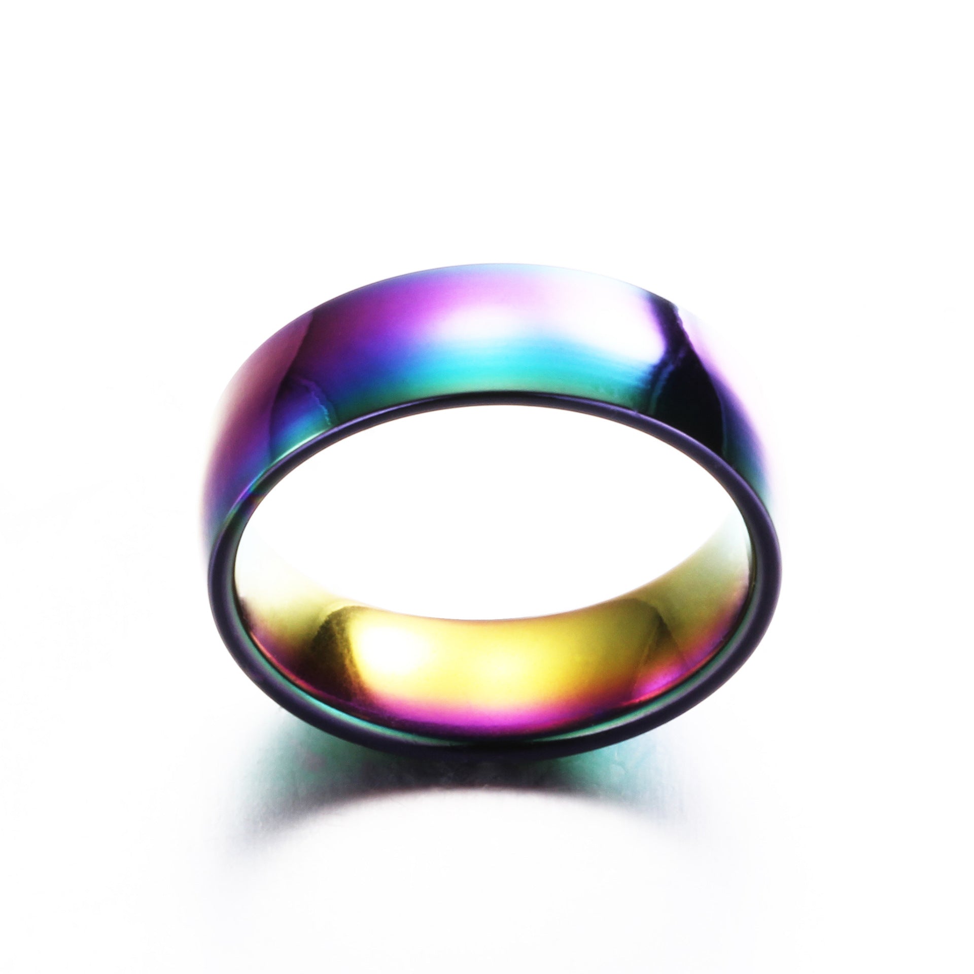 Damen Ring mit elegantem, mehrfarbigem Farbverlauf Shop Nory