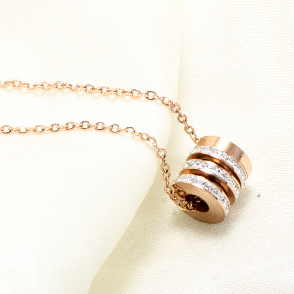 Damen eleganter Halskette mit funkelnden Zirkonia-Steinen Shop Nory