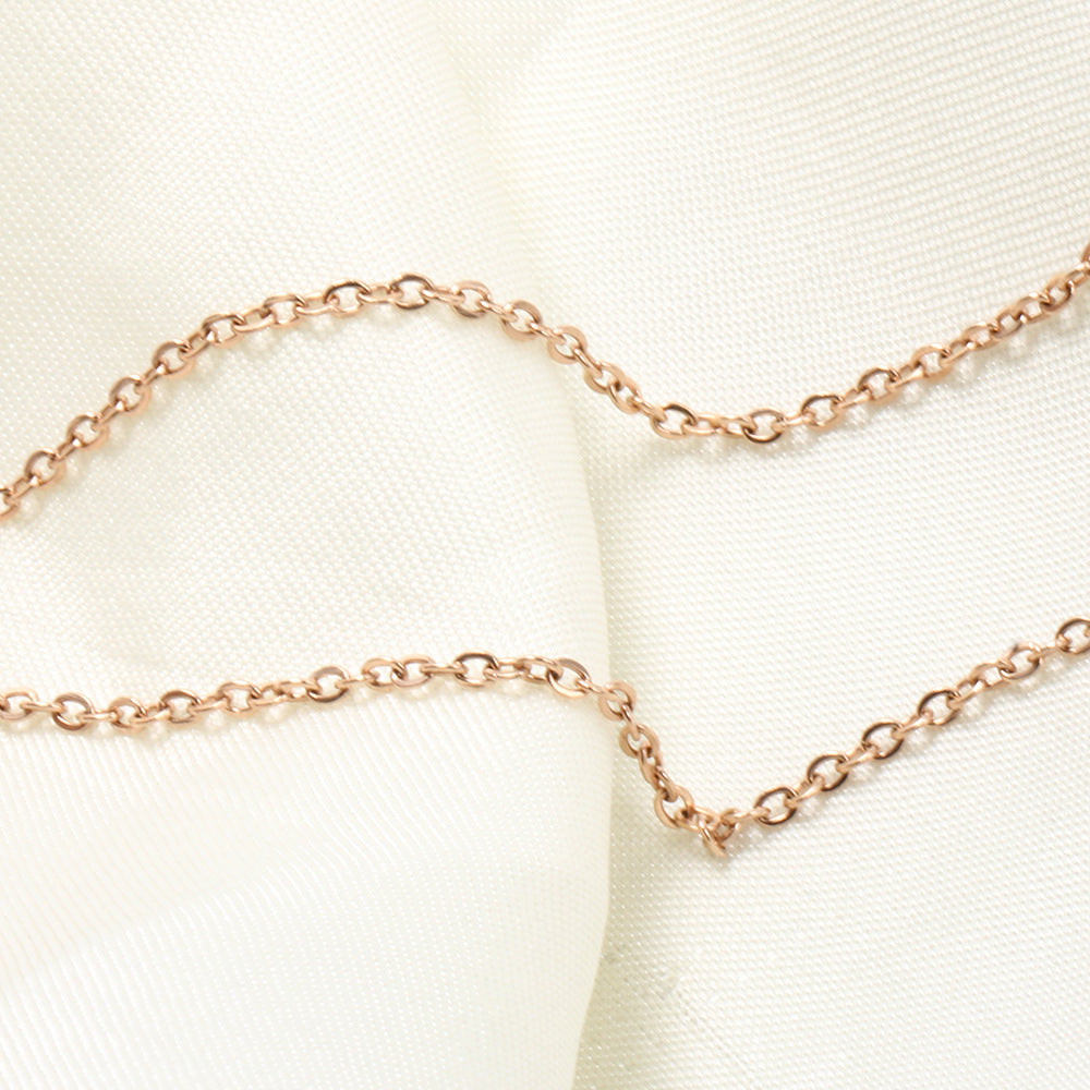 Damen eleganter Halskette mit funkelnden Zirkonia-Steinen Shop Nory