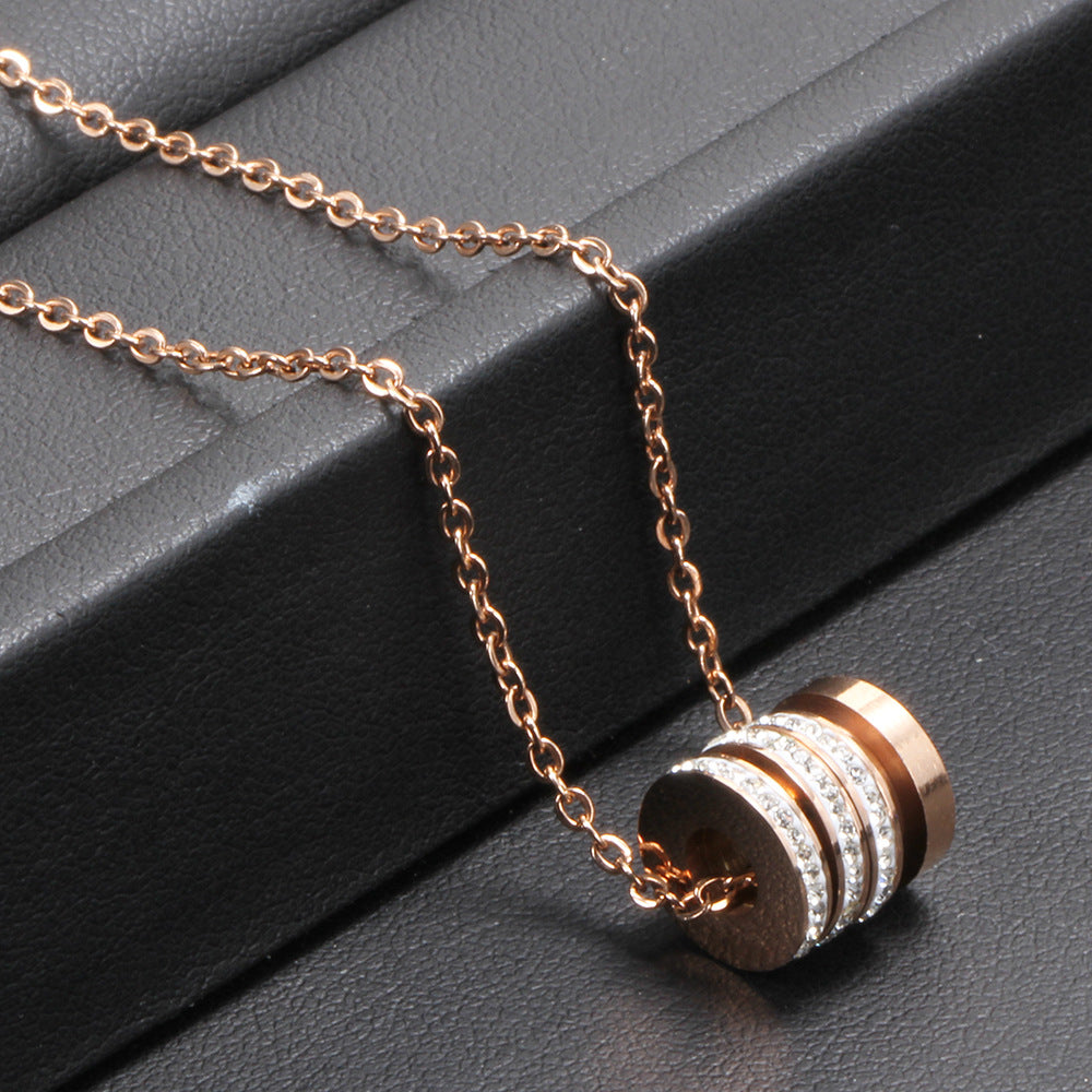 Damen eleganter Halskette mit funkelnden Zirkonia-Steinen Shop Nory
