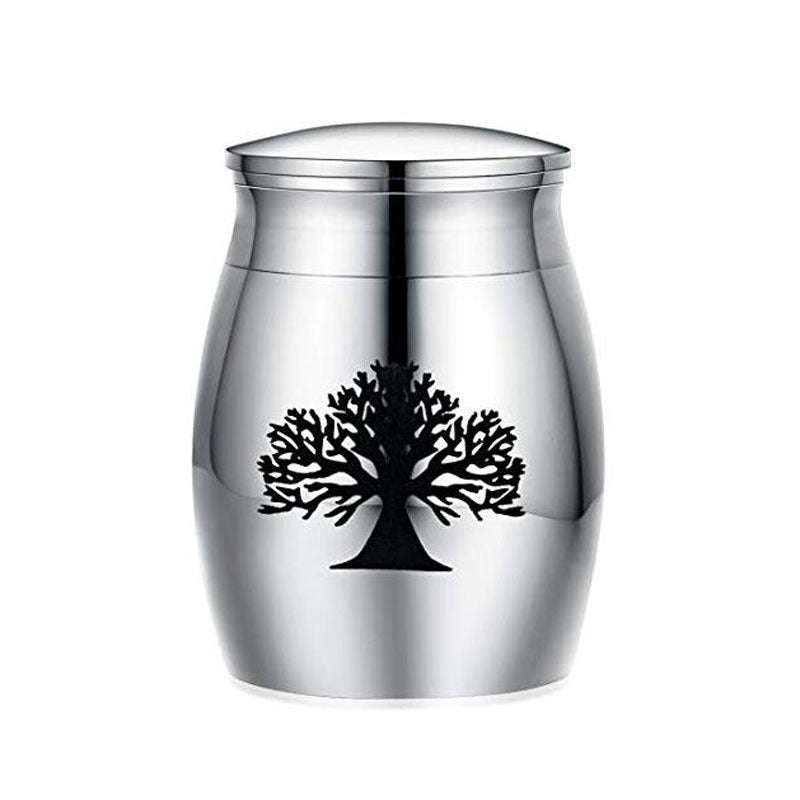 Damen Edelstahl Urne mit Baum-Motiv Shop Nory
