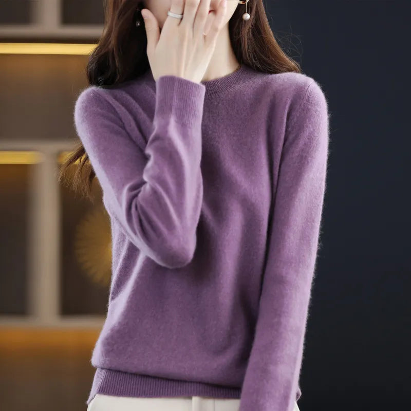 Klassische Wollpullover für Frauen