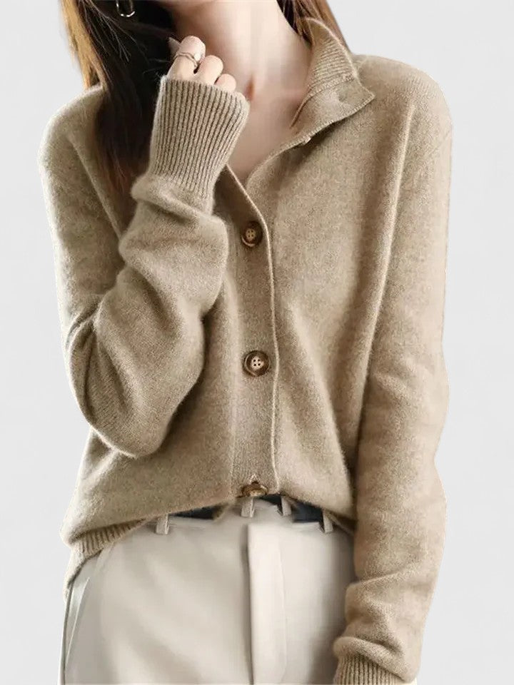 Shopnory | Strickjacke mit Knopfleiste