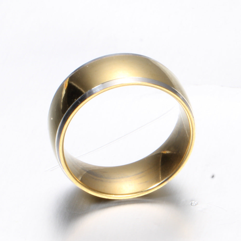 Herren Titanring mit glänzenden Akzenten Shop Nory