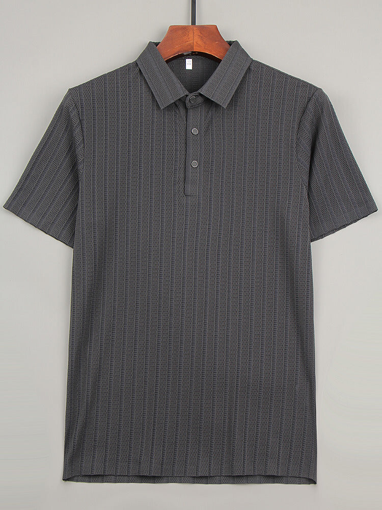 Herren Poloshirt Aus Seide