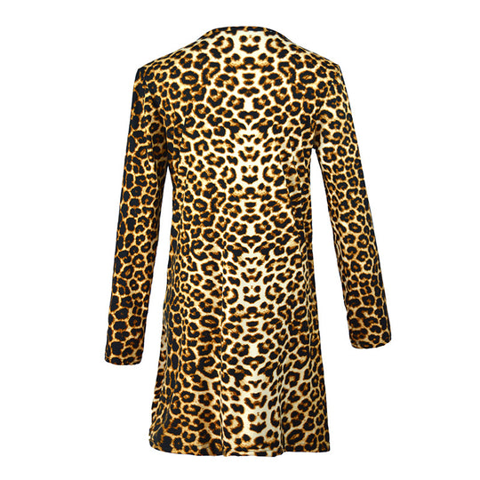Damen Lockeres Swing-Kleid mit Rundhalsausschnitt, A-Linie & langen Ärmeln Shop Nory