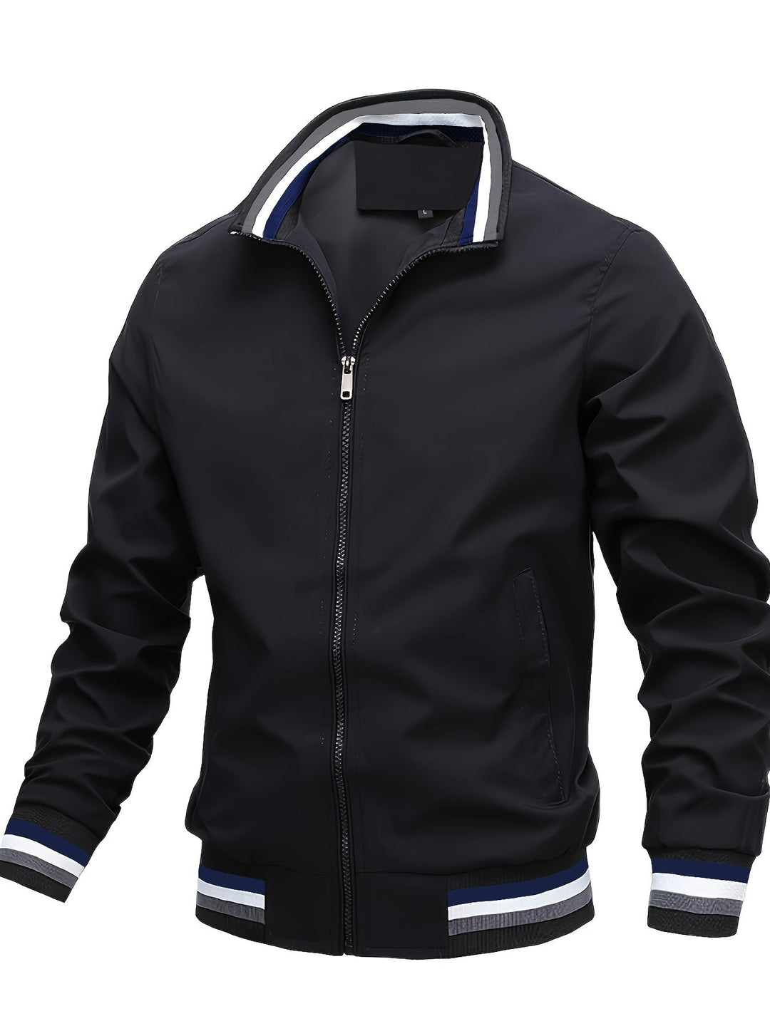 Shopnory | Jacke Einheitliche Farbe Polyester
