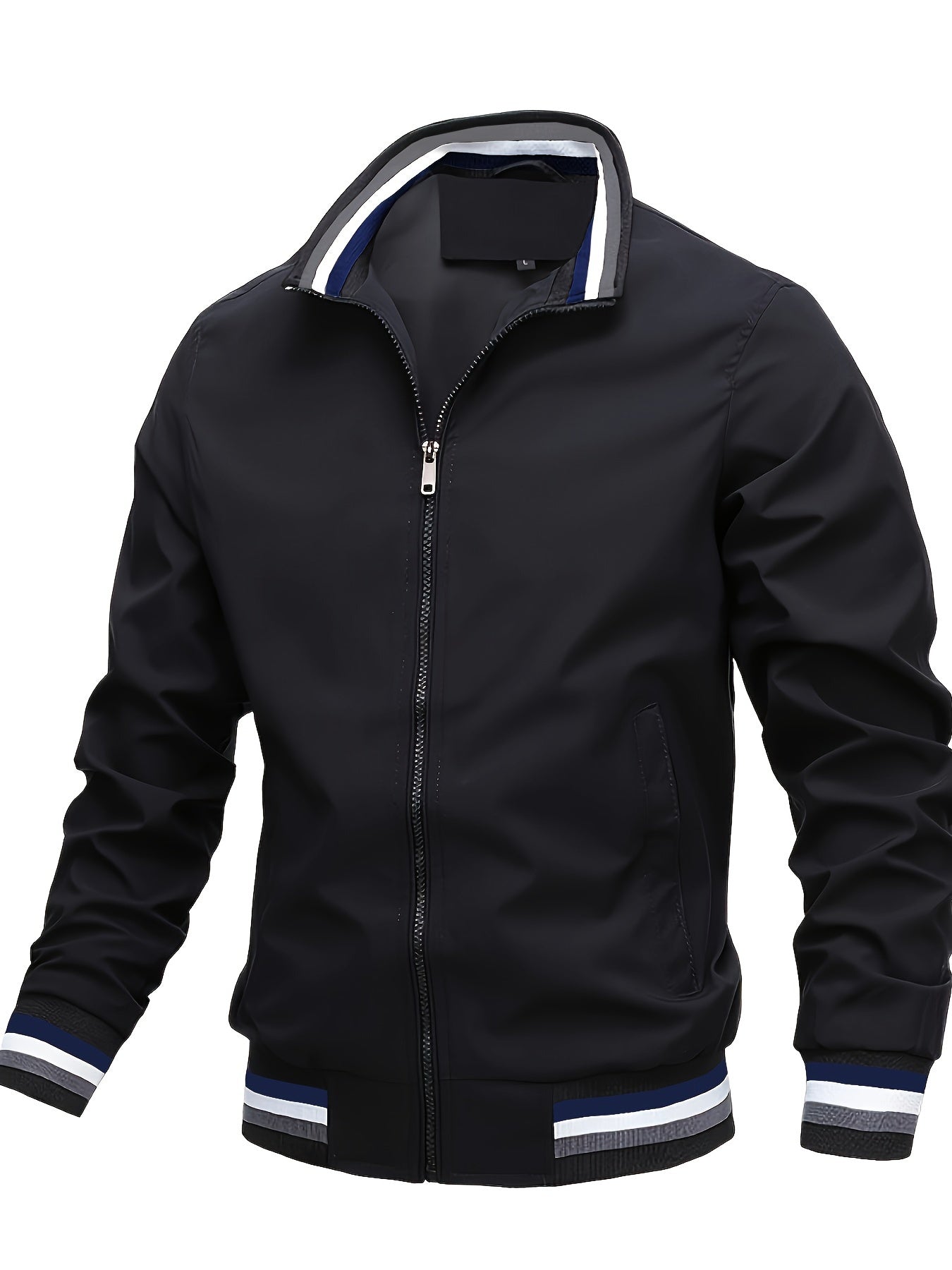 Shopnory | Jacke Einheitliche Farbe Polyester