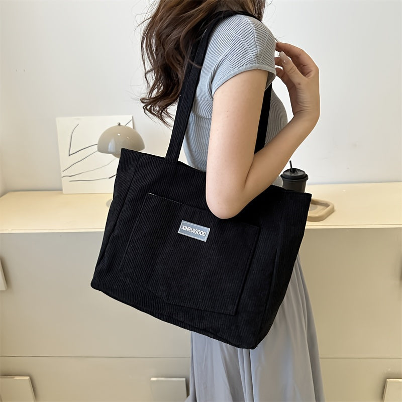 Elegante Damen Cordstoff Tasche | ShopNory