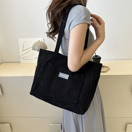 Elegante Damen Cordstoff Tasche | ShopNory