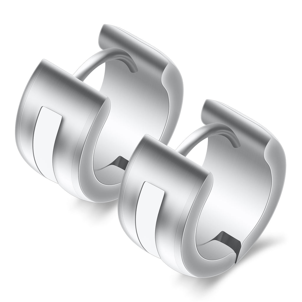 Damen Creolen mit modernem minimalistischen Design Shop Nory