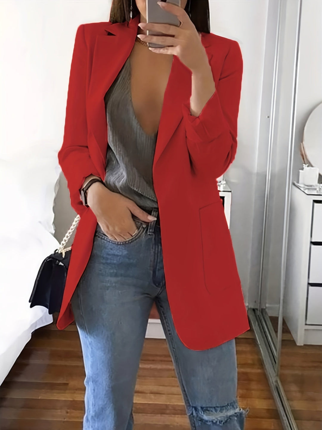 Lässiger Blazer In Übergröße