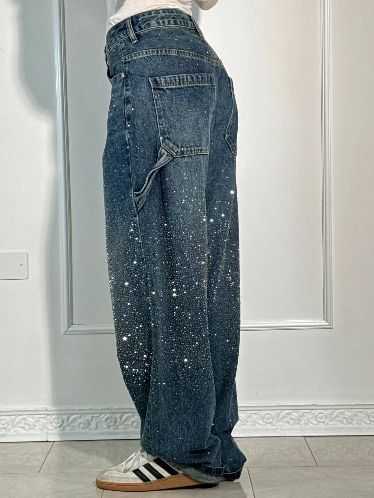 Damen Jeans mit Diamant-Optik & Klassischem Schnitt | ShopNory