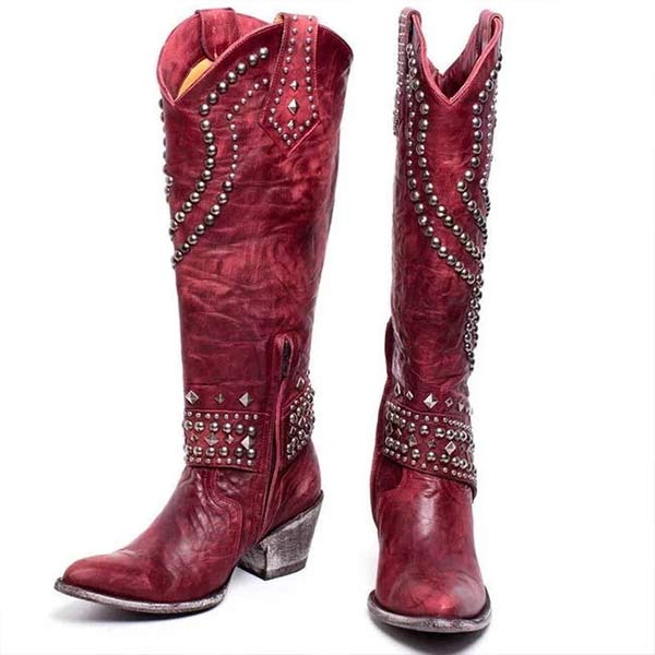 Cowboystiefel mit Absätzen