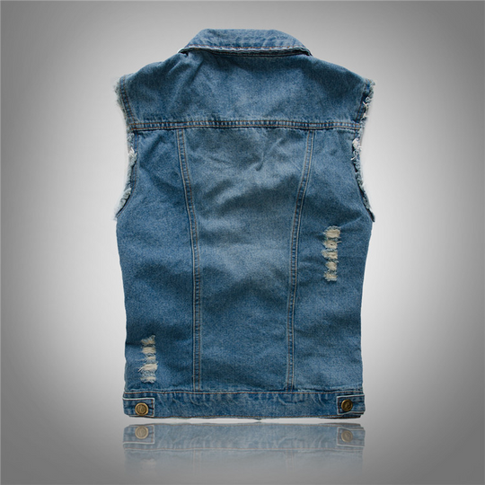 ShopNory Stylische Denim Weste für Herren