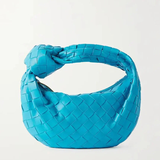 Shopnory | Frauen Handtasche mit Geknotetem Griff Geflochten