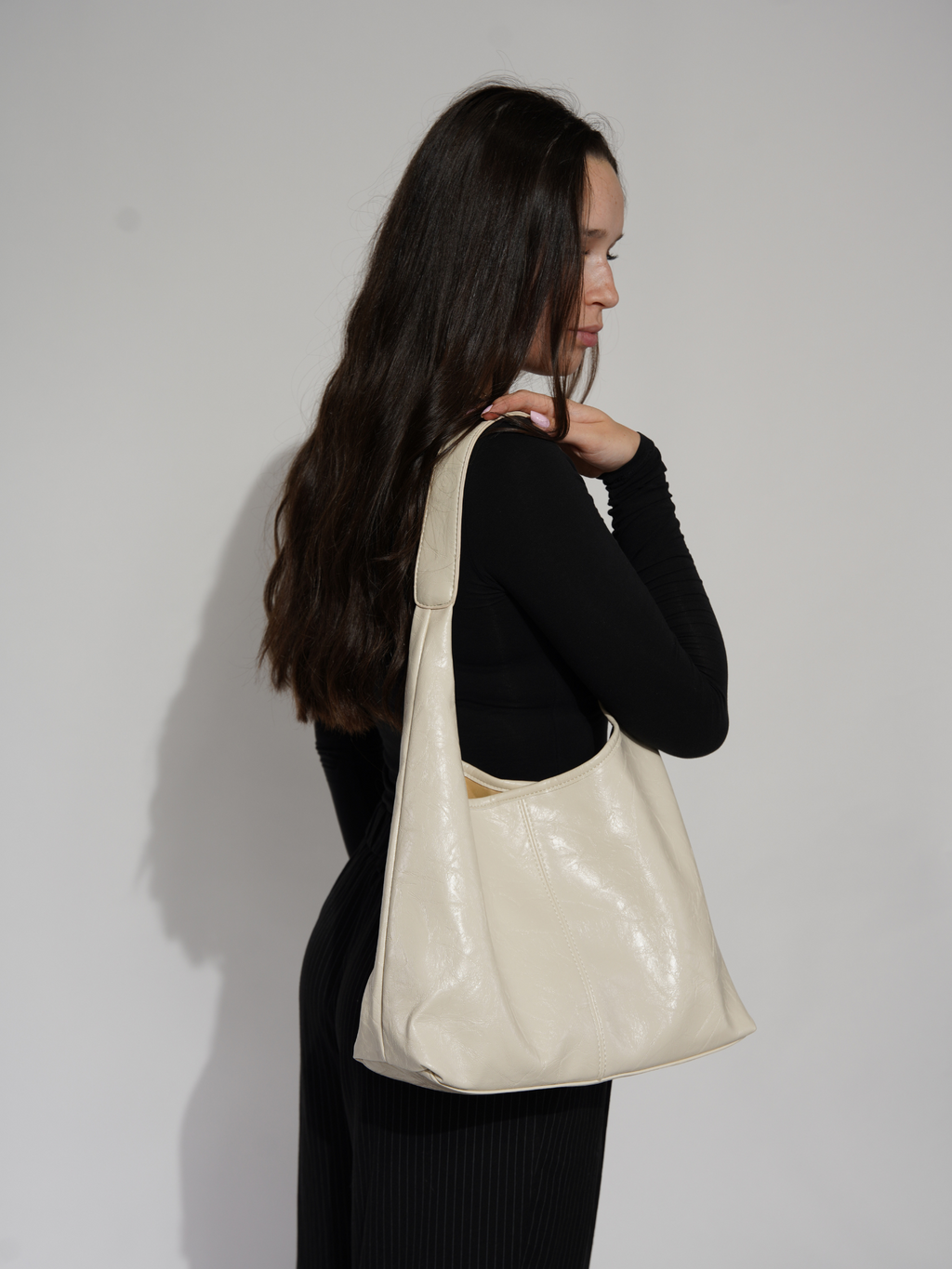 Distressed Vegan Leather Tote