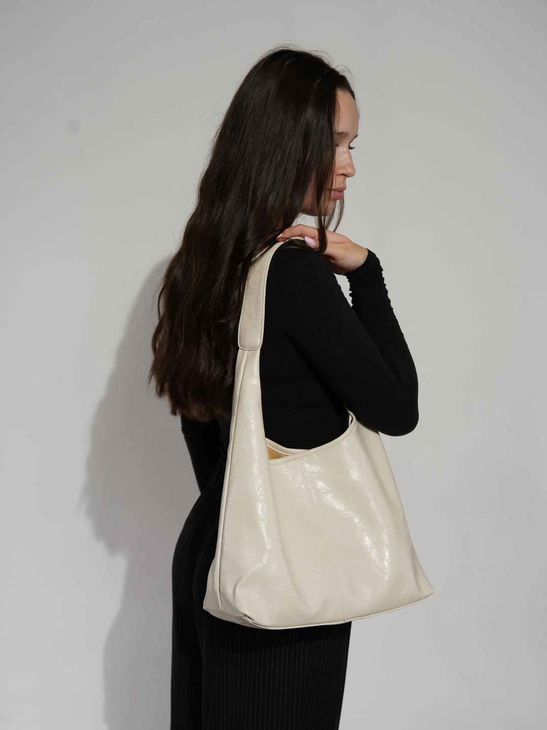 Distressed Vegan Leather Tote