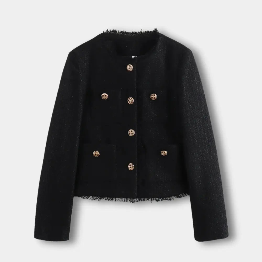 Shopnory | Übergangssaison Damen mit aufgesetzten Taschen – Estelle
