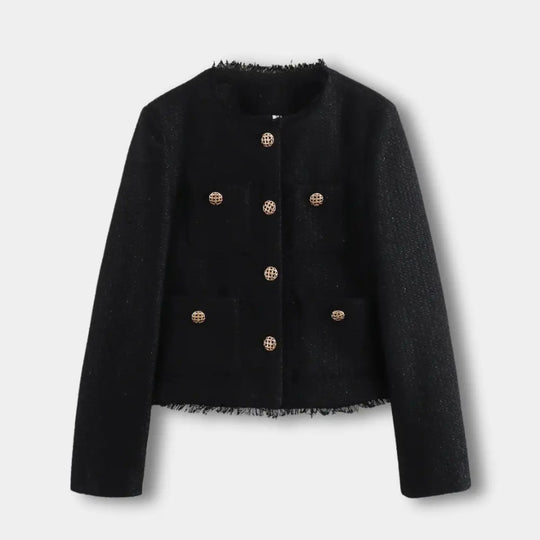 Shopnory | Übergangssaison Damen mit aufgesetzten Taschen – Estelle