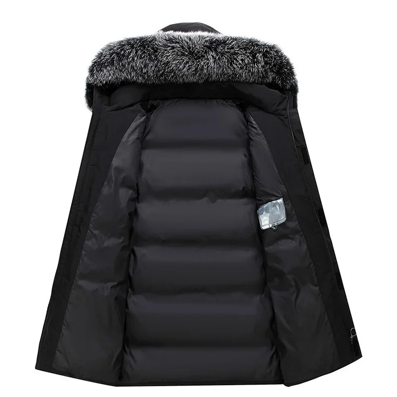 Herren winddichte Winterparka