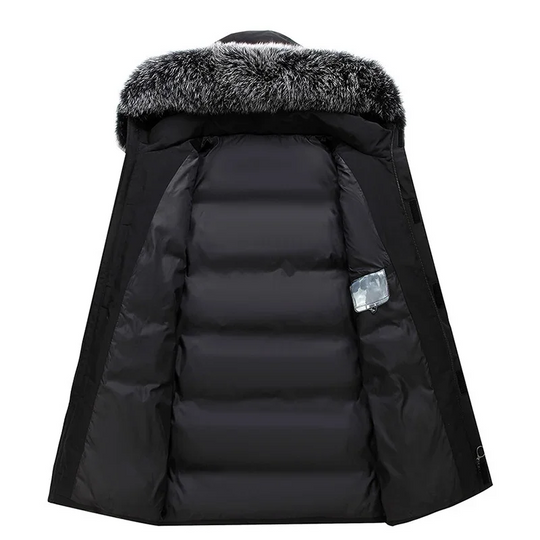 Herren winddichte Winterparka