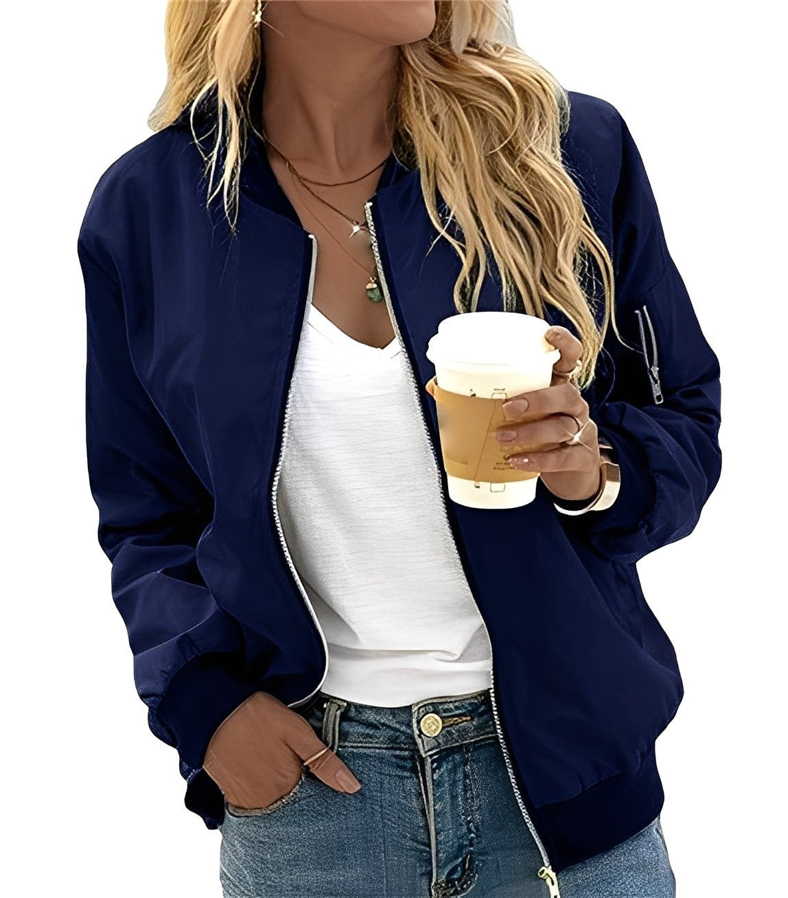 Stilvolle und komfortable Damen-Bomberjacke