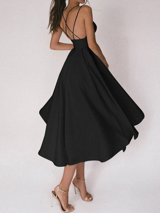 Grace Das Elegante Trägerkleid mit V-Ausschnitt
