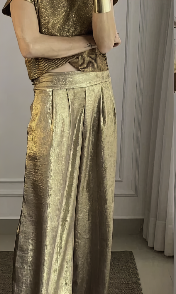 Damen Top- und Hosen-Set mit Bequemem Schnitt & Stylischem Design