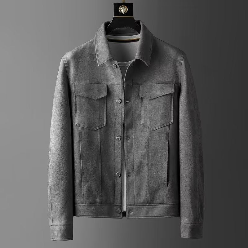 Klassische Wildlederjacke für Männer