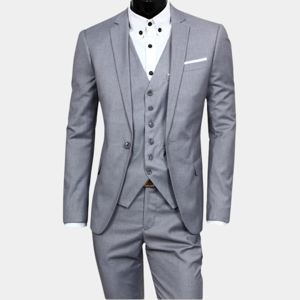 ShopNory | Herren Business Anzug 3-teilig – Sakko, Weste & Hose