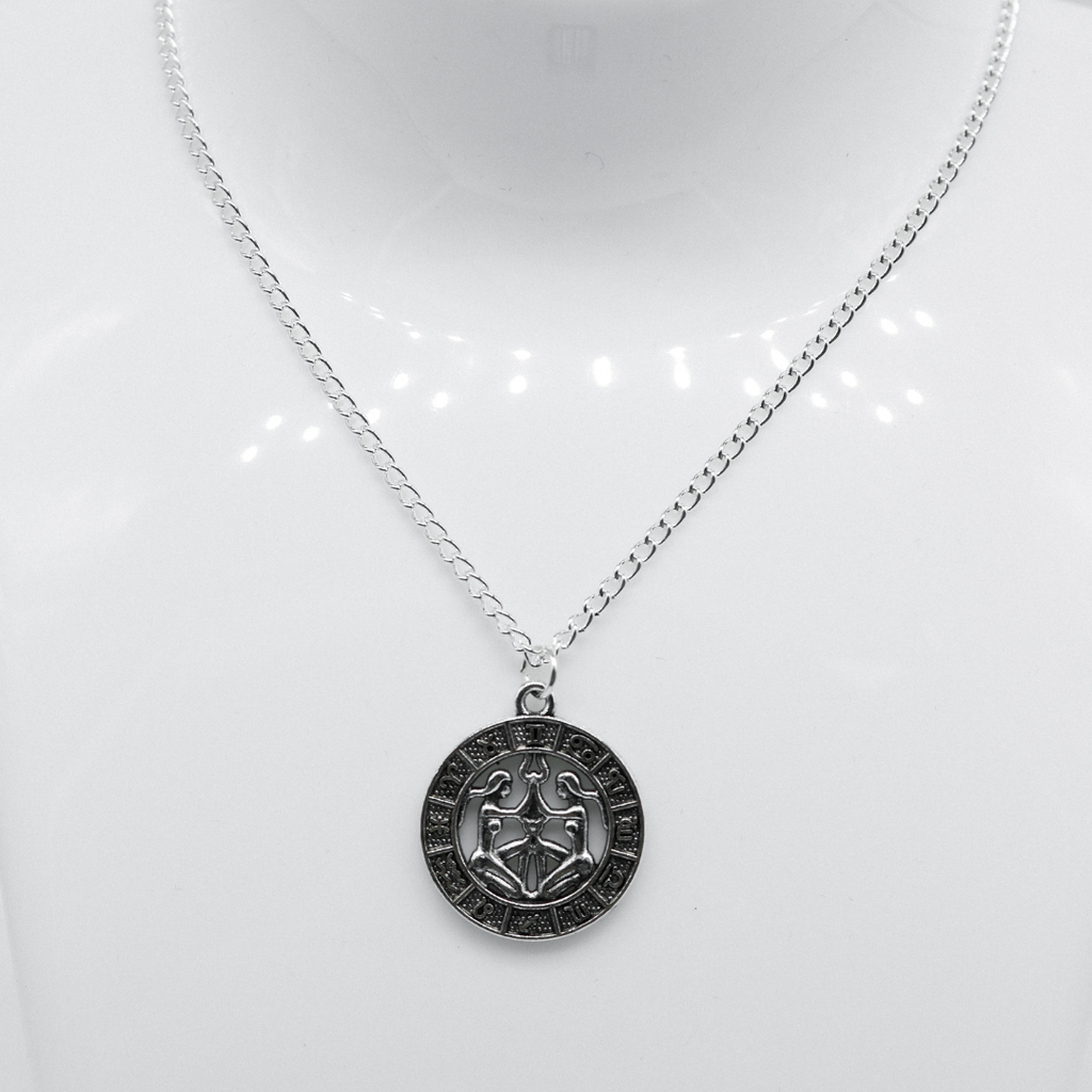 Silver Zodiac Coin Charm Necklace | Shop Nory