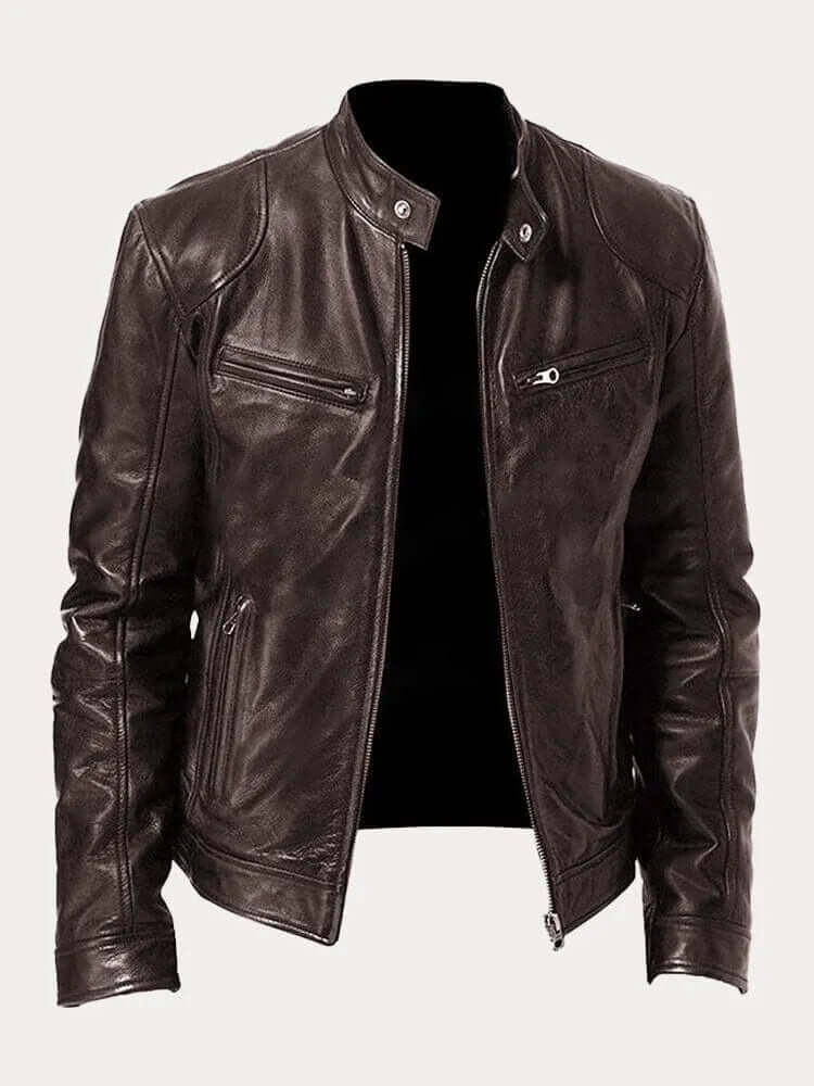 Herren Klassische Lederjacke