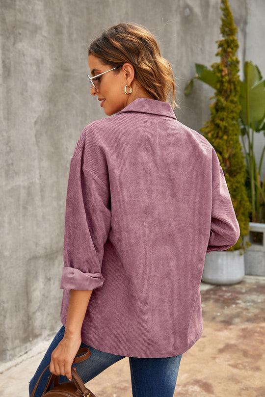 Cordura Langarm Button-Up Shirt Jacke