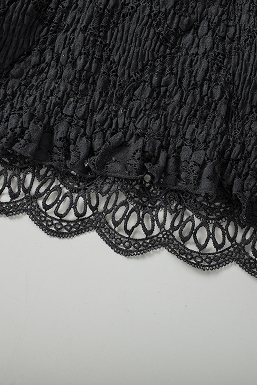 V-Ausschnitt Spitze Cropped Cami