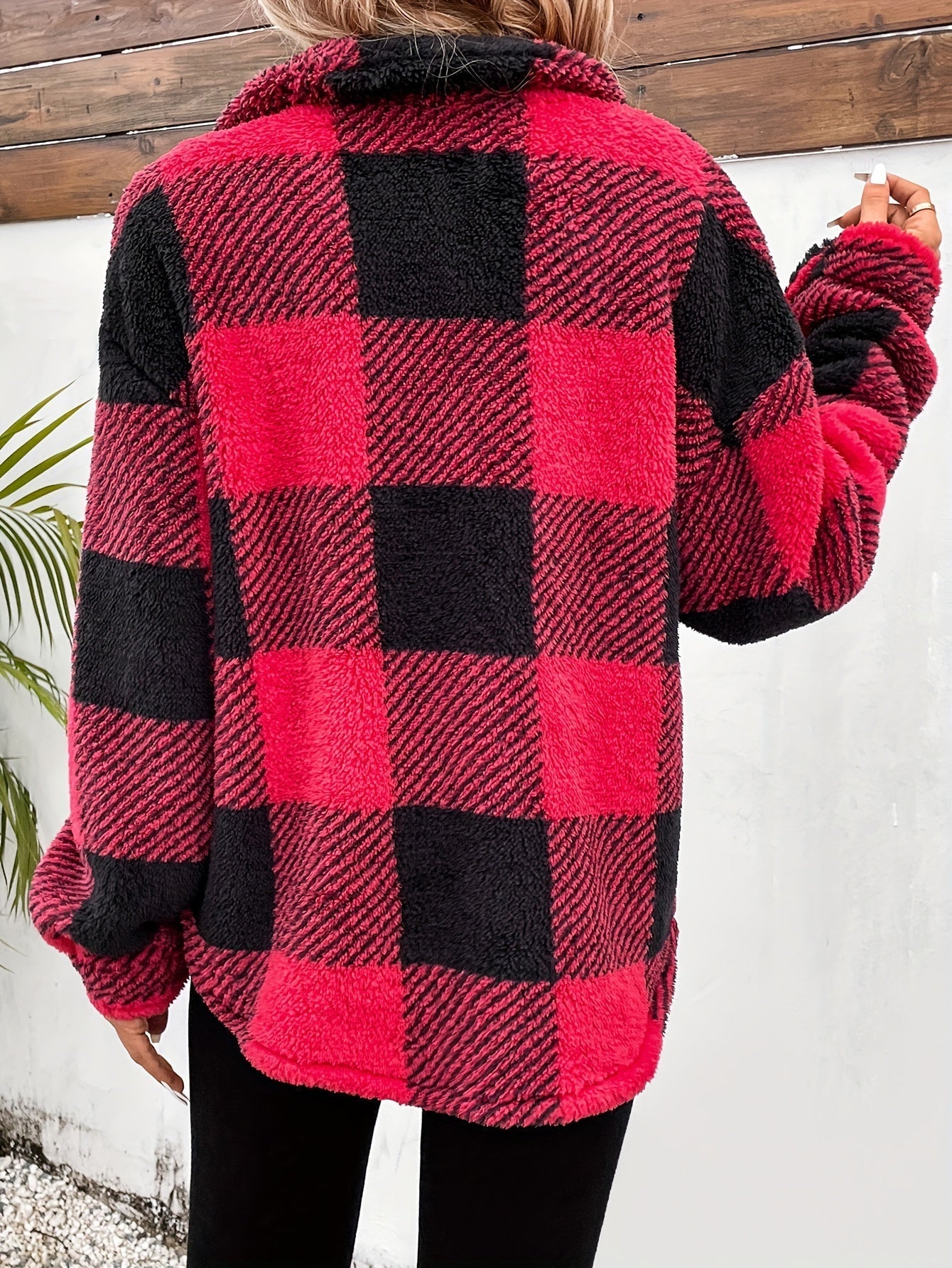 Flanellhemd mit Karos Polyester Warm und Stilvoll