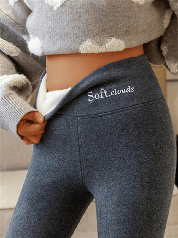 Damen Winterhose Fleece - Warme Leggings mit Formungseffekt