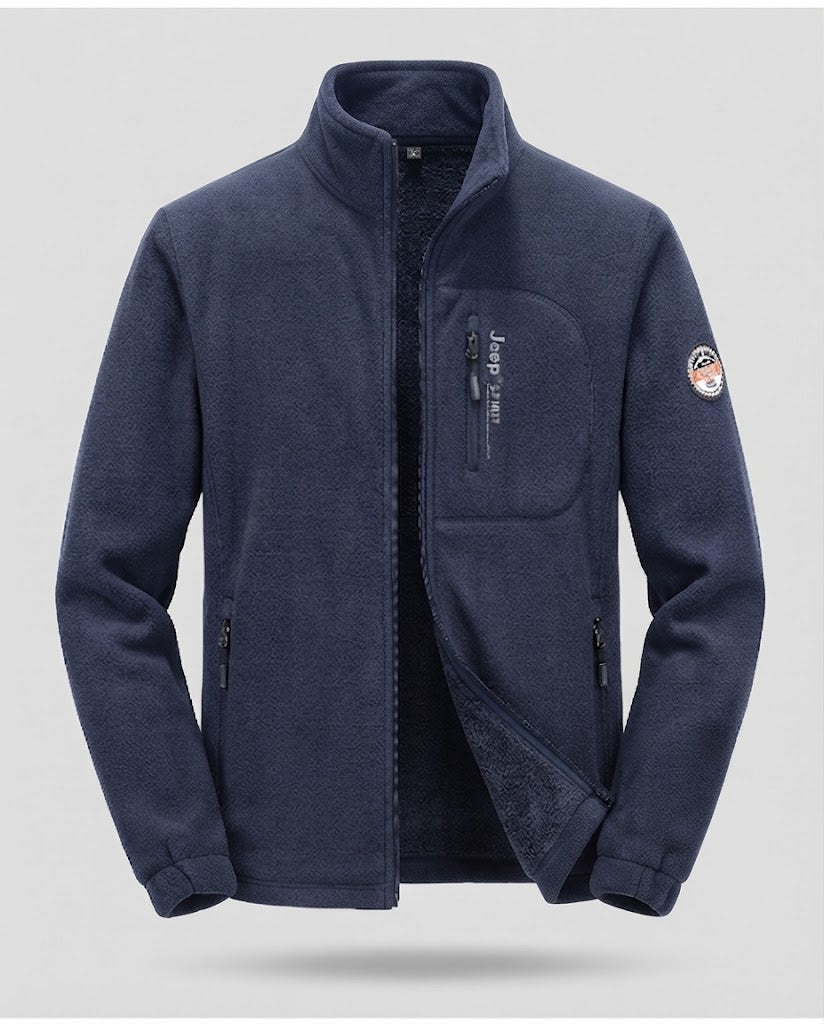Herren Fleecejacke mit hohem Kragen Shop Nory