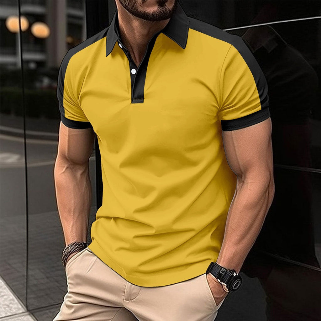 Großes Twill-Poloshirt