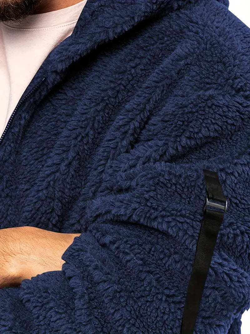 Teddyjacke mit Reißverschluss für Männer