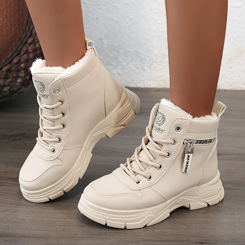 Festliche Winter Freizeit Sneakers für Damen - Ideal für den Winter