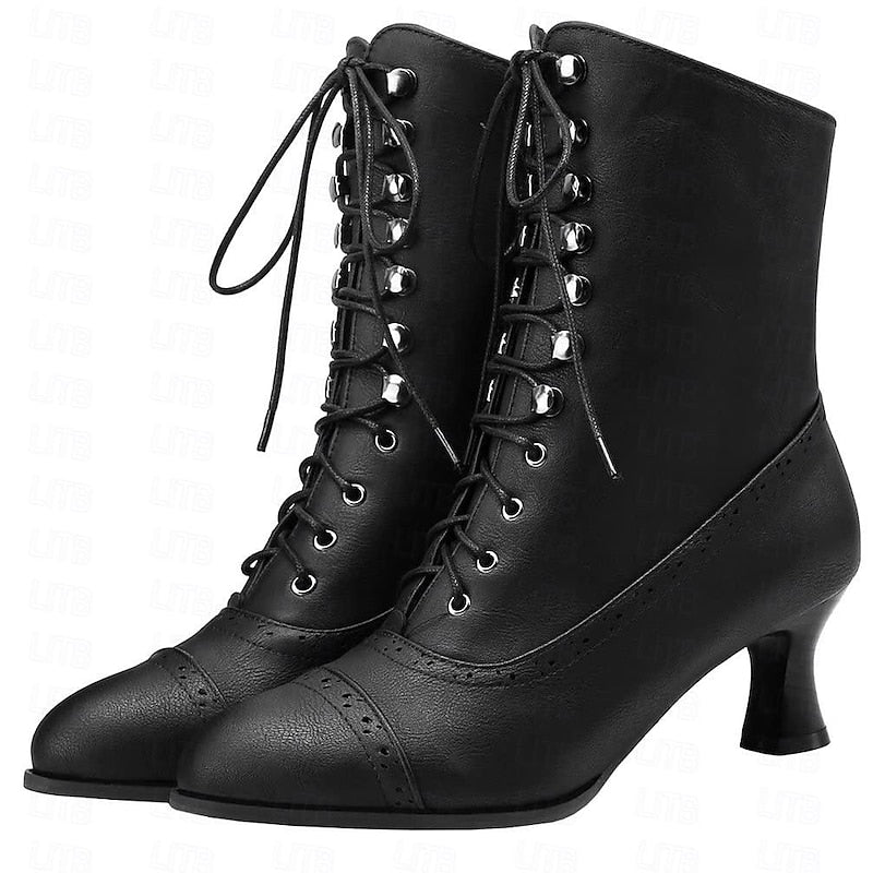 Vintage Komfort-Stiefel für Damen