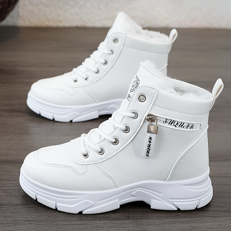 Festliche Winter Freizeit Sneakers für Damen - Ideal für den Winter