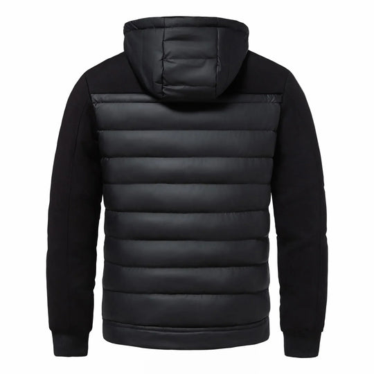 Shopnory | Freizeitwinterjacke mit Kapuze für Herren