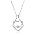 Ringhalter-Herz-Halskette – Amelina | Shop Nory