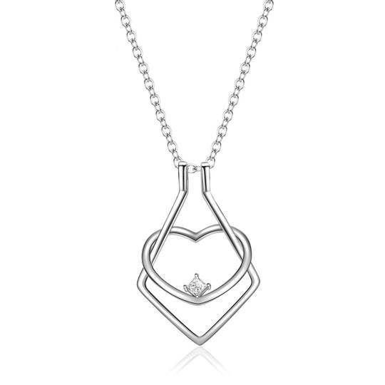Ringhalter-Herz-Halskette – Amelina | Shop Nory