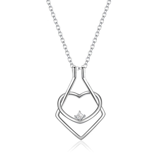 Ringhalter-Herz-Halskette – Amelina | Shop Nory
