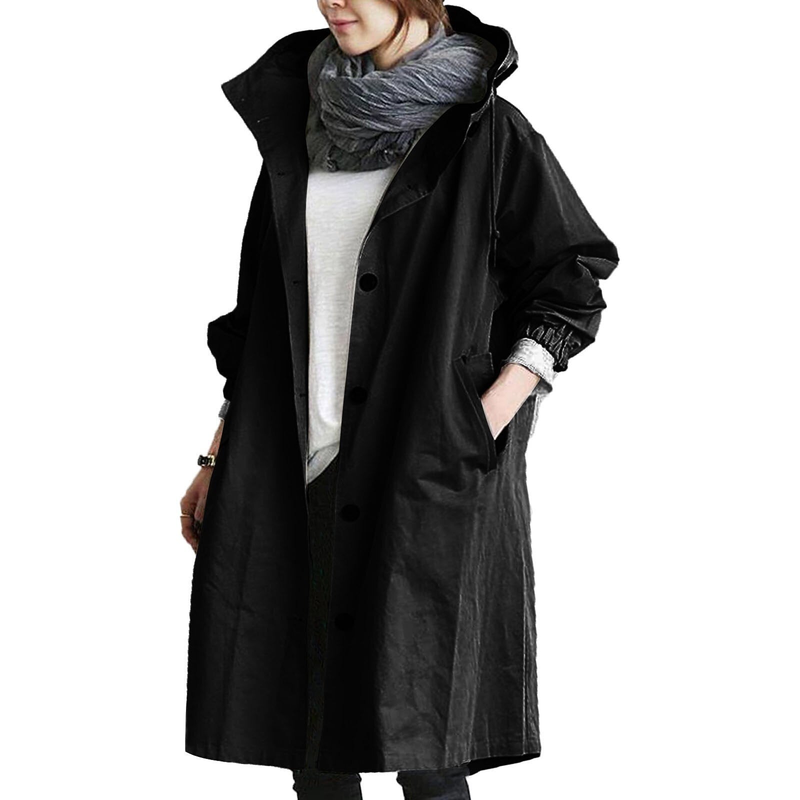 Leichte lange Damen Elegantejacke